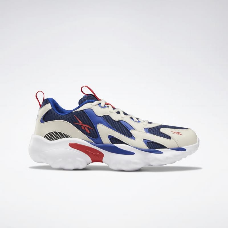 Reebok Dmx Series 1000 Shoes Womens White/Navy/Red India CU5855DC